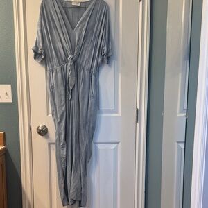 Dress Forum Light Blue V-Neck Top